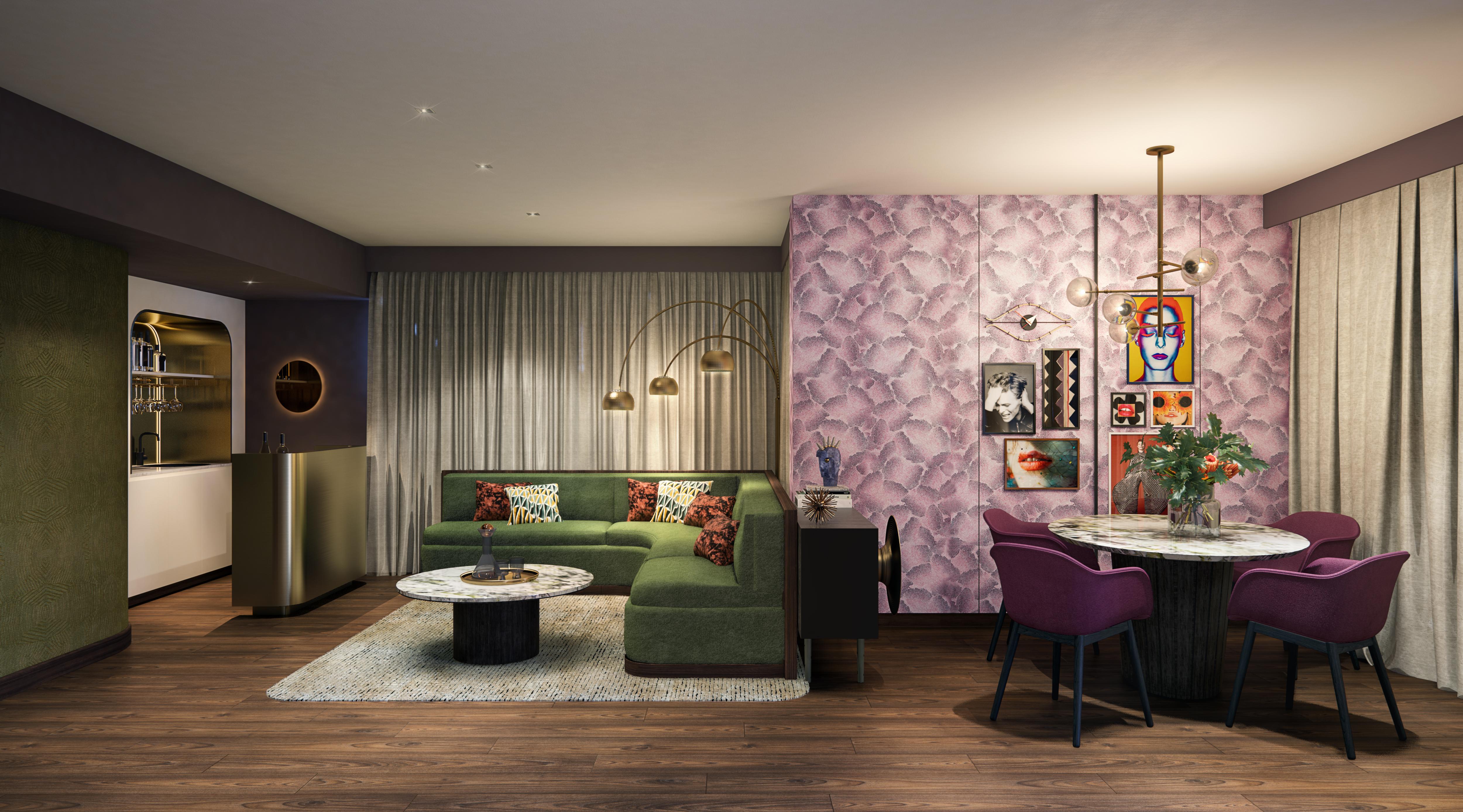 Ovolo The Valley Brisbane Exteriér fotografie The interior of a typical apartment